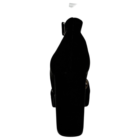 Sun + Stone Reemaa Black Microsuede Womens Pumps Size 10M - Picture 4 of 13